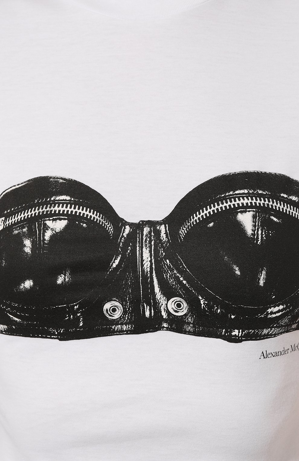 Хлопковая футболка ALEXANDER MCQUEEN, арт. 752355/QZAJY, фото 5