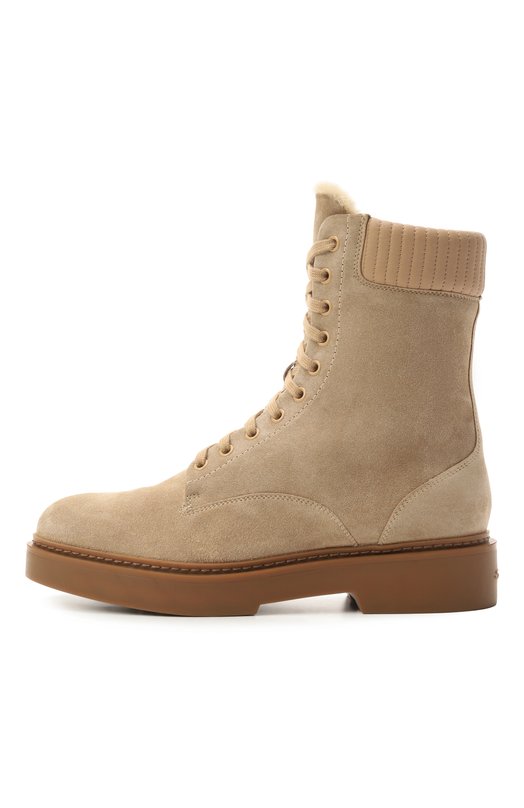 Замшевые ботинки Santoni WTHG59511TISAPFR Бежевый  WTHG59511TISAPFR Фото 4