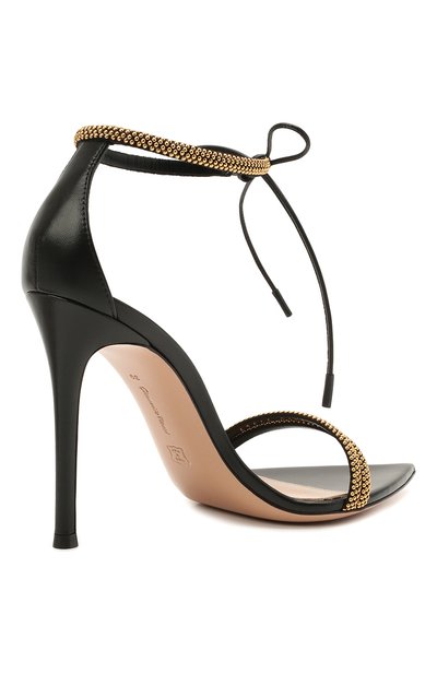 Кожаные босоножки messalina GIANVITO ROSSI, арт. G61646.15RIC.XCNNENE, фото 4