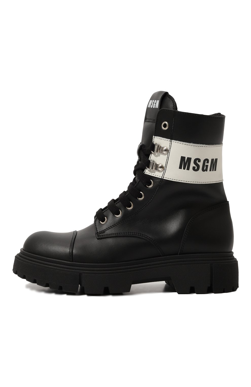 Кожаные ботинки MSGM KIDS, арт. 76273/36-40, фото 2