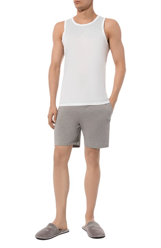 Хлопковая майка Zegna N2D000110 Белый  N2D000110 Фото 2