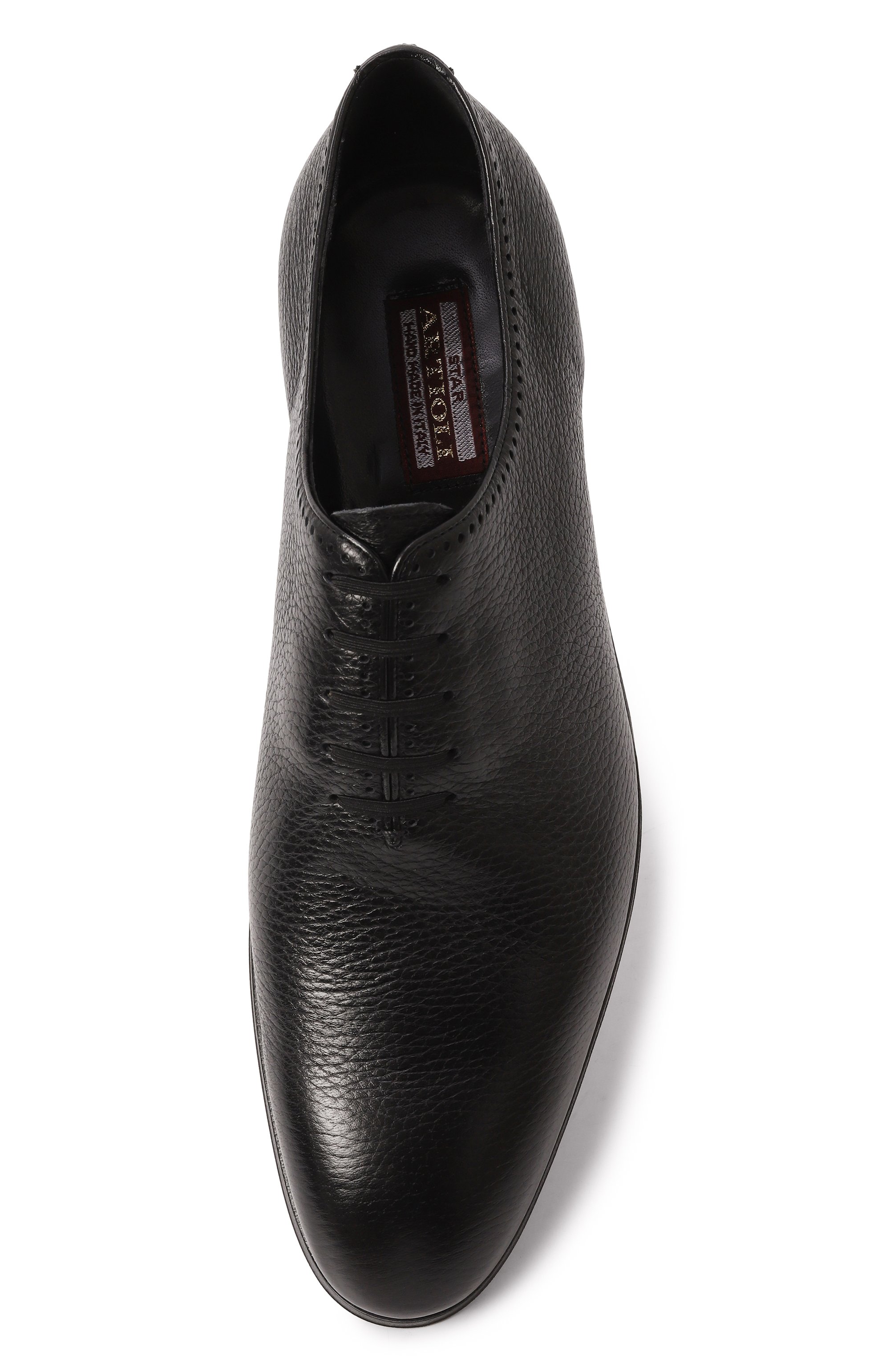 Кожаные оксфорды ARTIOLI черного цвета по цене 208500 руб., арт. 0G6R674/BIS/S0FT KID, фото 6 Кожаные оксфорды ARTIOLI, арт. 0G6R674/BIS/S0FT KID, фото 6