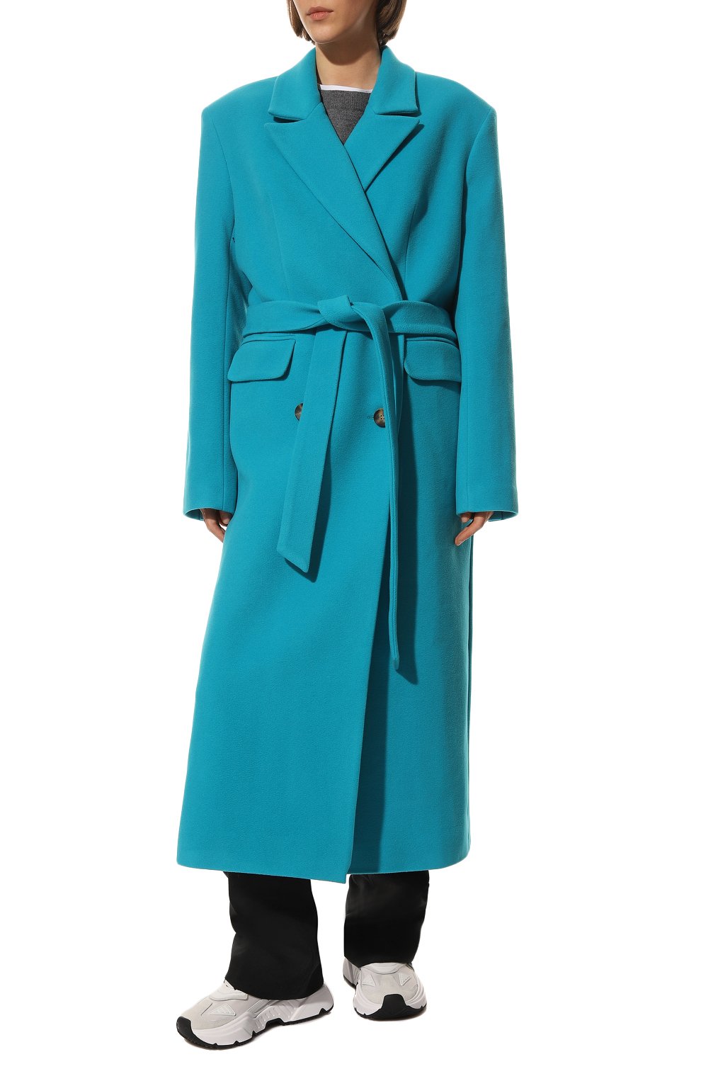 Пальто из шерсти и кашемира LESYANEBO, арт. FW22/H-405/RI, фото 3