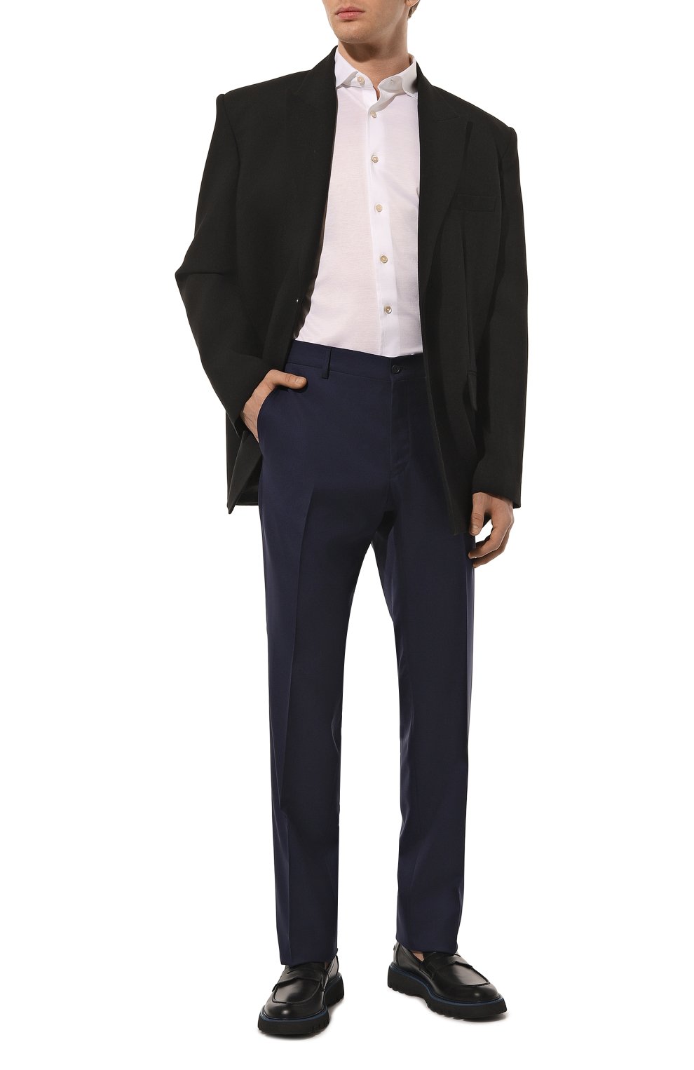 Брюки из шерсти и шелка STEFANO RICCI, арт. M5T22SR7T2/WK002H, фото 2