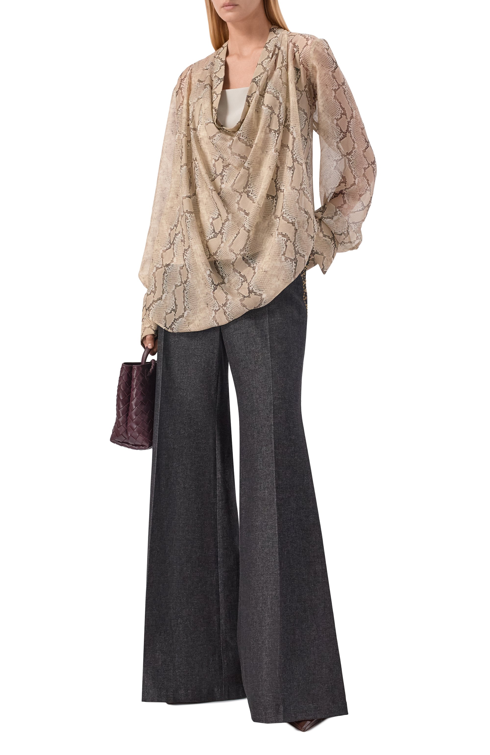 Шелковая блузка ELIE SAAB, арт. T0317/CH010, фото 2