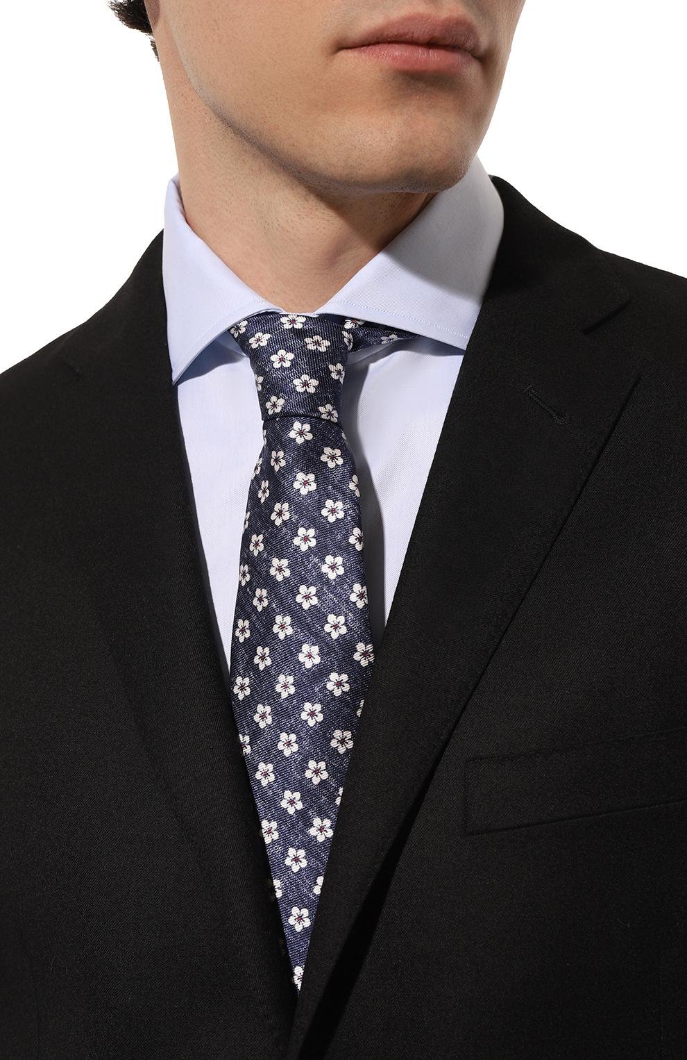 Шелковый галстук KITON, арт. UCRVKLC01I41, фото 2