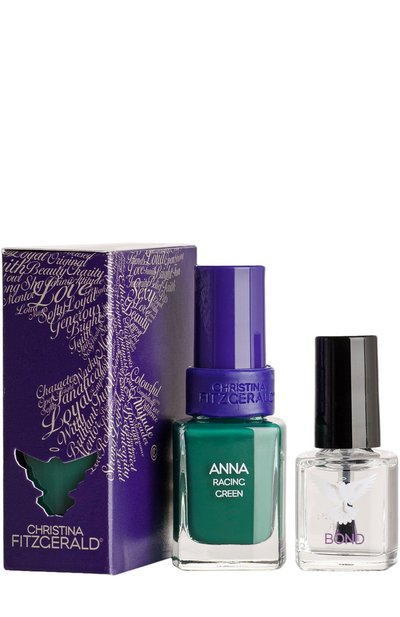 Женский лак для ногтей \британский зеленый\" anna racing green + bond" CHRISTINA FITZGERALD, арт. 9333381001955