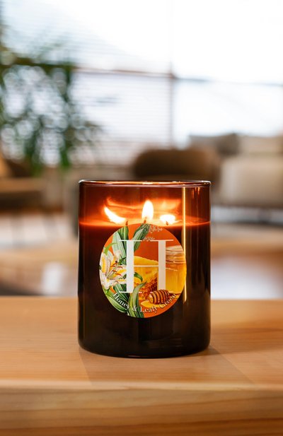 Свеча аромат honey & leafy green (900g) PERNICI, арт. 8001962089043, фото 3