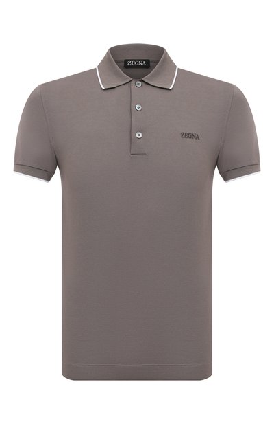 Мужское хлопковое поло ZEGNA, арт. UD358A7/D746