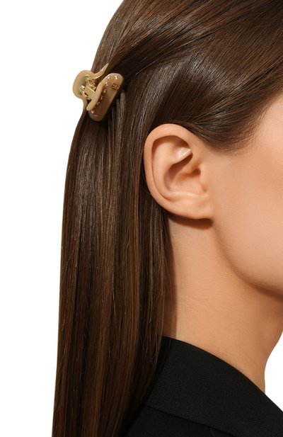 Заколка для волос ALEXANDRE DE PARIS бежевого цвета по цене 7960 руб., арт. ICCB-12831-03P22 S, фото 2 Заколка для волос ALEXANDRE DE PARIS, арт. ICCB-12831-03P22 S, фото 2