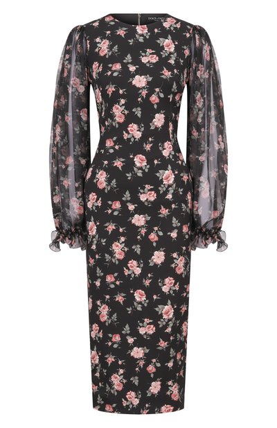 Женское шелковое платье DOLCE & GABBANA, арт. F611DT/FSA8C