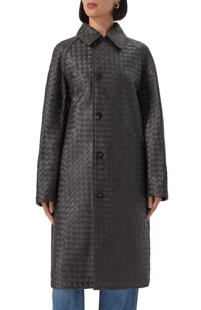 Кожаное пальто BOTTEGA VENETA, арт. 803797-V2JG0, фото 3