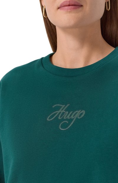 Хлопковый свитшот HUGO, арт. 50550149, фото 5