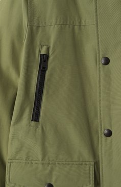 Детского пуховая парка WOOLRICH хаки цвета, арт. CFWKOU0464MRUT0641 | Фото 3 (Драгоценные камни: Проставлено; Рукава: Длинные; Материал сплава: Проставлено; Материал утеплителя: Пух и перо; Мальчики Кросс-КТ: парка-верхняя одежда; Кросс-КТ: Зима; Материал внешний: Хлопок, Синтетический материал; Ростовка одежда: 8 лет | 128 см, 10 - 11 лет | 140 - 146см, 12 лет | 152 см, 16 лет | 164 см)