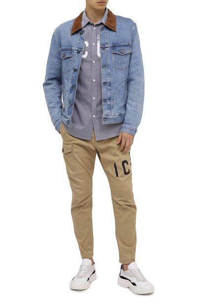 Хлопковые брюки-карго DSQUARED2, арт. S79KA0003/S39021, фото 3