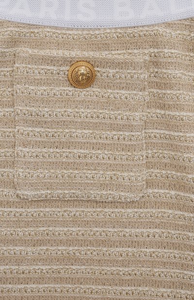 Твидовые шорты BALMAIN, арт. BU6D59, фото 3