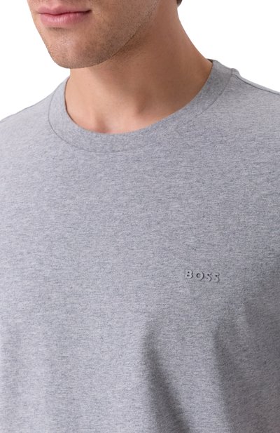 Хлопковая футболка BOSS, арт. 50468347, фото 5