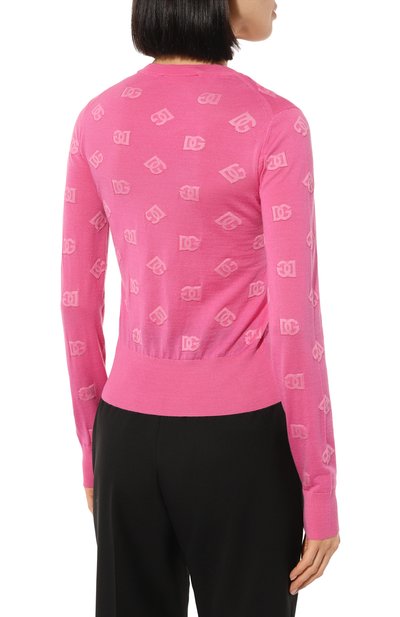 Пуловер из шерсти и шелка DOLCE & GABBANA, арт. FXJ34T/JEM09, фото 4