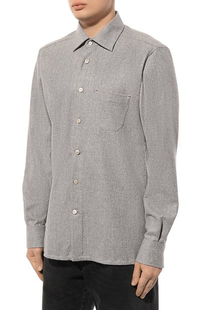 Шерстяная рубашка KITON, арт. UMCNERK0131C01, фото 3