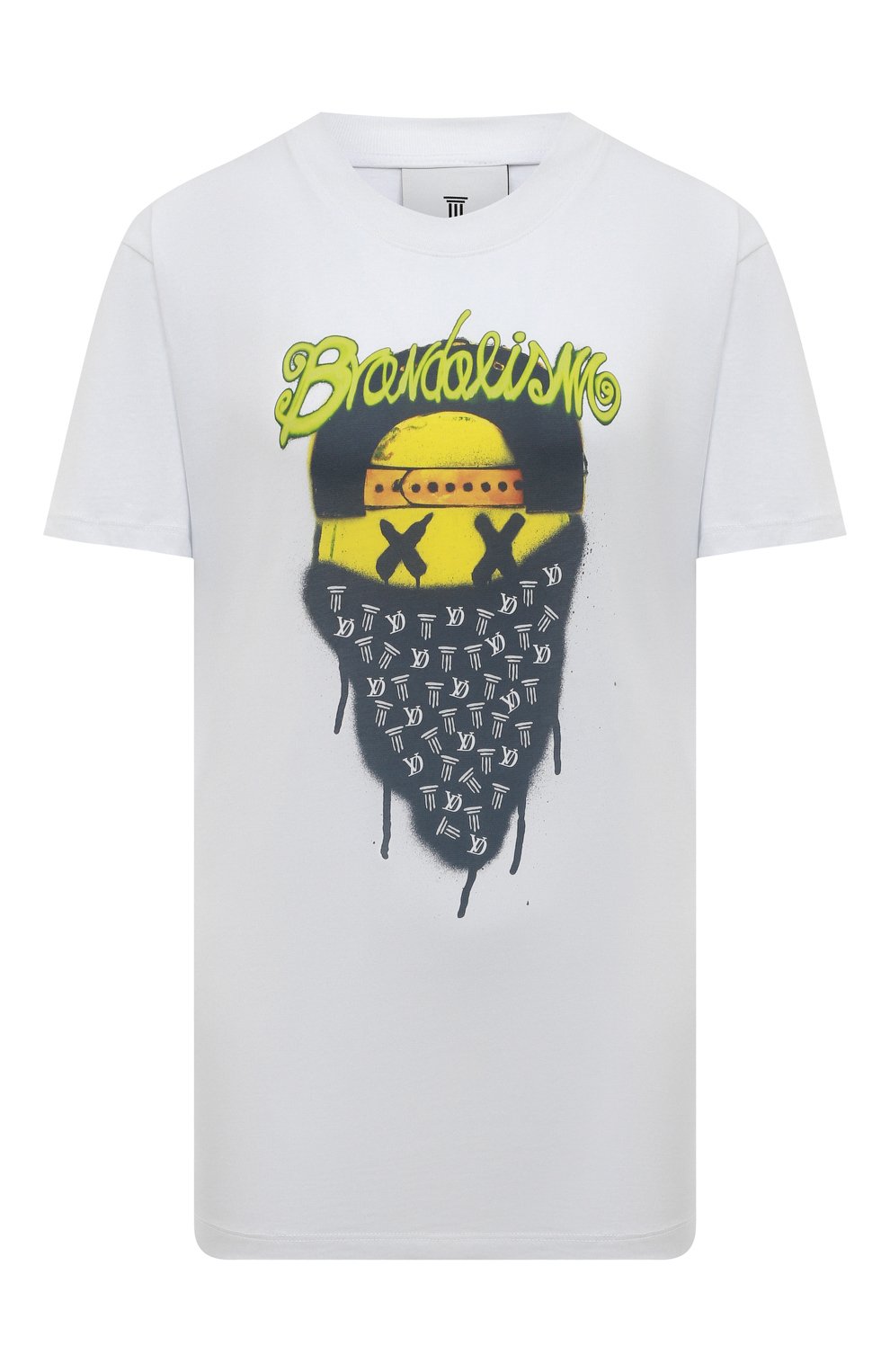 Хлопковая футболка DIEGO VENTURINO, арт. FW22-DV TS SMILEY_WMN, фото 1