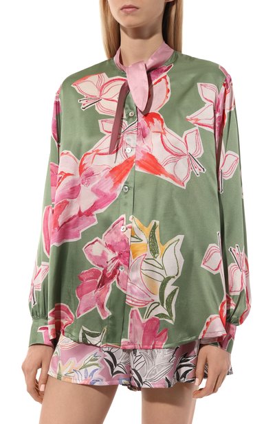 Пижама из хлопка и шелка ANY WOWZERS, арт. BOWIE02S-LILGP, фото 3