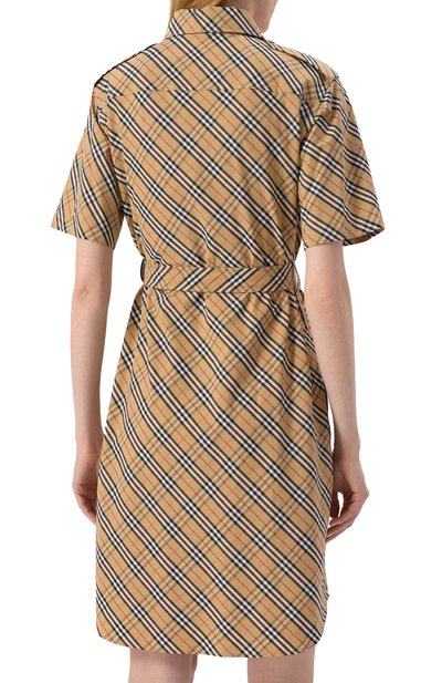 Хлопковое платье BURBERRY, арт. 8103705, фото 4