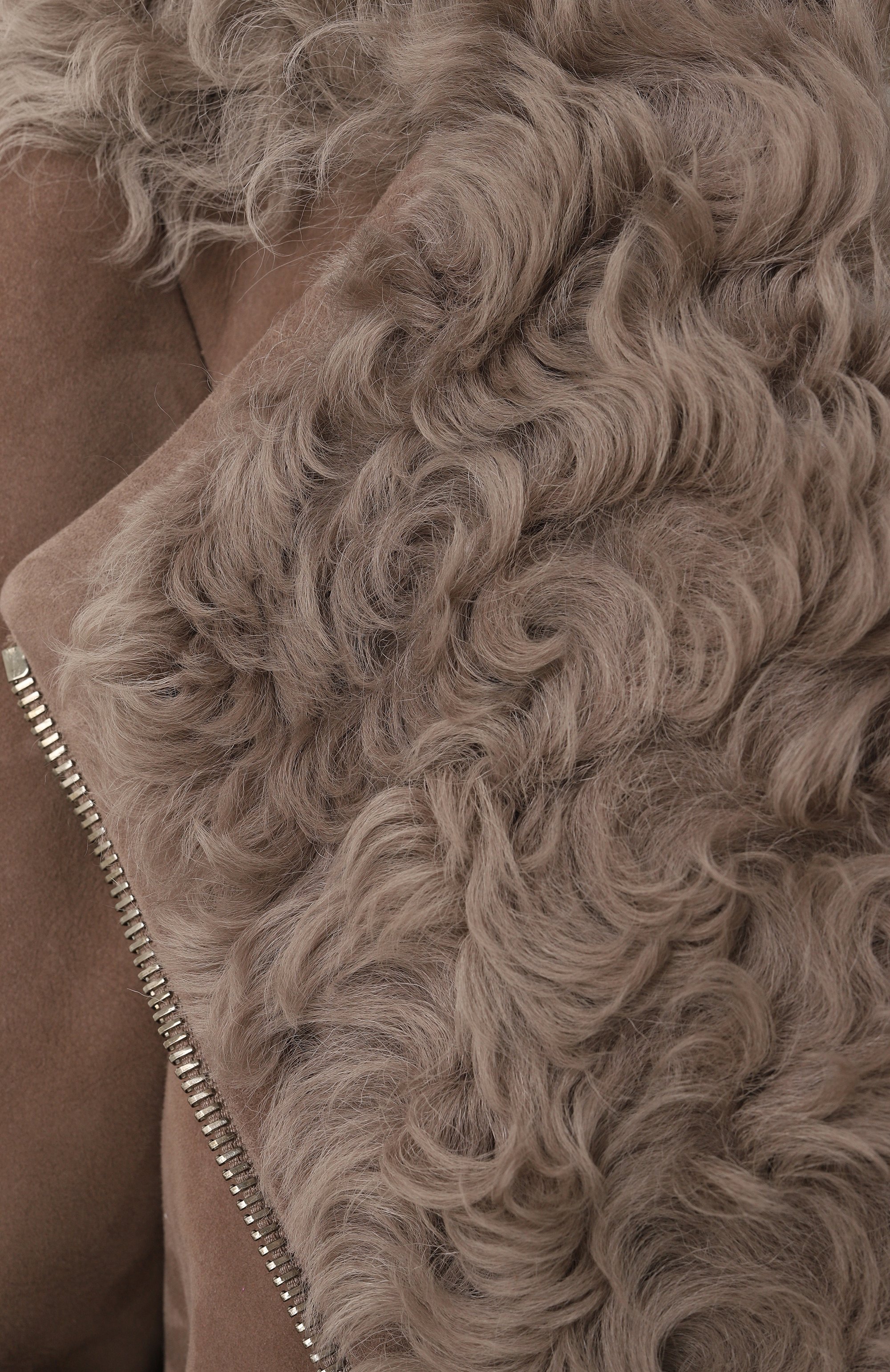 Дубленка из овчины MASLOV коричневого цвета по цене 215010 руб., арт. WS234, фото 6 Дубленка из овчины MASLOV, арт. WS234, фото 6