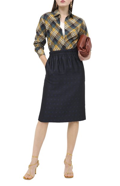 Юбка из вискозы и шелка DRIES VAN NOTEN, арт. 202-30880-1331, фото 2