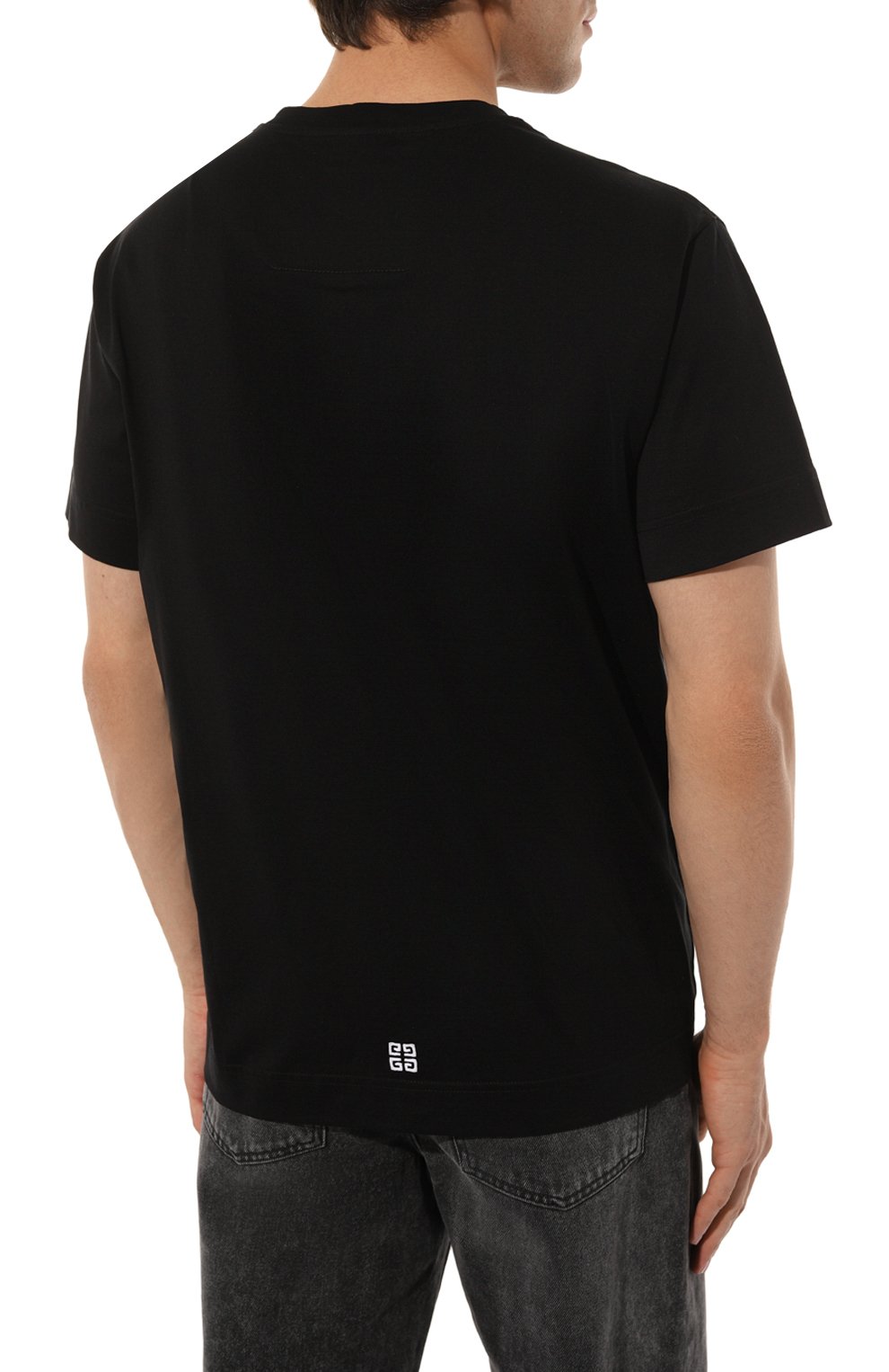 Хлопковая футболка GIVENCHY, арт. BM71CW3Y6B, фото 4