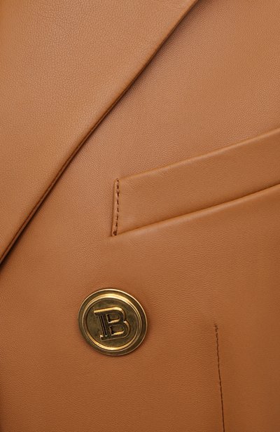 Кожаный жакет BALMAIN, арт. UF07110/L057, фото 5