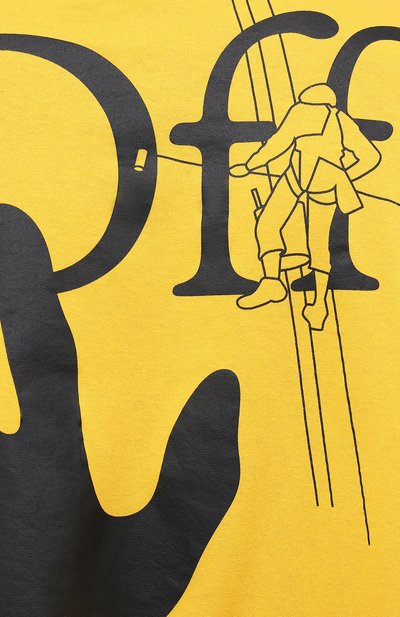 Хлопковая футболка OFF-WHITE, арт. 0MAA038E20JER0011810, фото 5