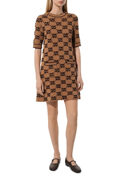 Шерстяное платье GUCCI, арт. 718630/XKCNA, фото 3