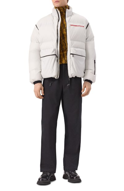 Комбинированные ботинки PRADA, арт. 2UE011-3LFR-F0002, фото 2