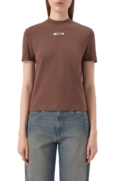 Хлопковая футболка JACQUEMUS, арт. 24ETSW00133/AJ00124, фото 3