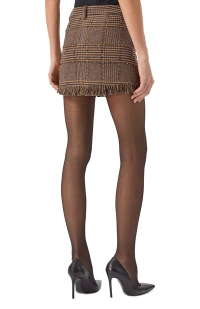 Юбка с отделкой стразами GIUSEPPE DI MORABITO, арт. 05FWSK159C 05307, фото 4