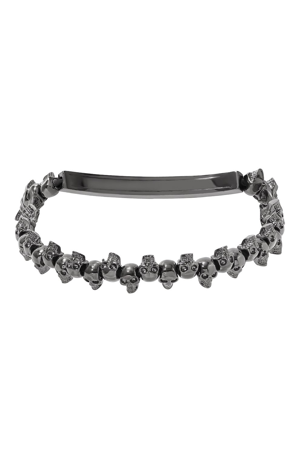 Браслет ALEXANDER MCQUEEN темно-серого цвета по цене 57150 руб., арт. 554588/J160B, фото 3 Браслет ALEXANDER MCQUEEN, арт. 554588/J160B, фото 3
