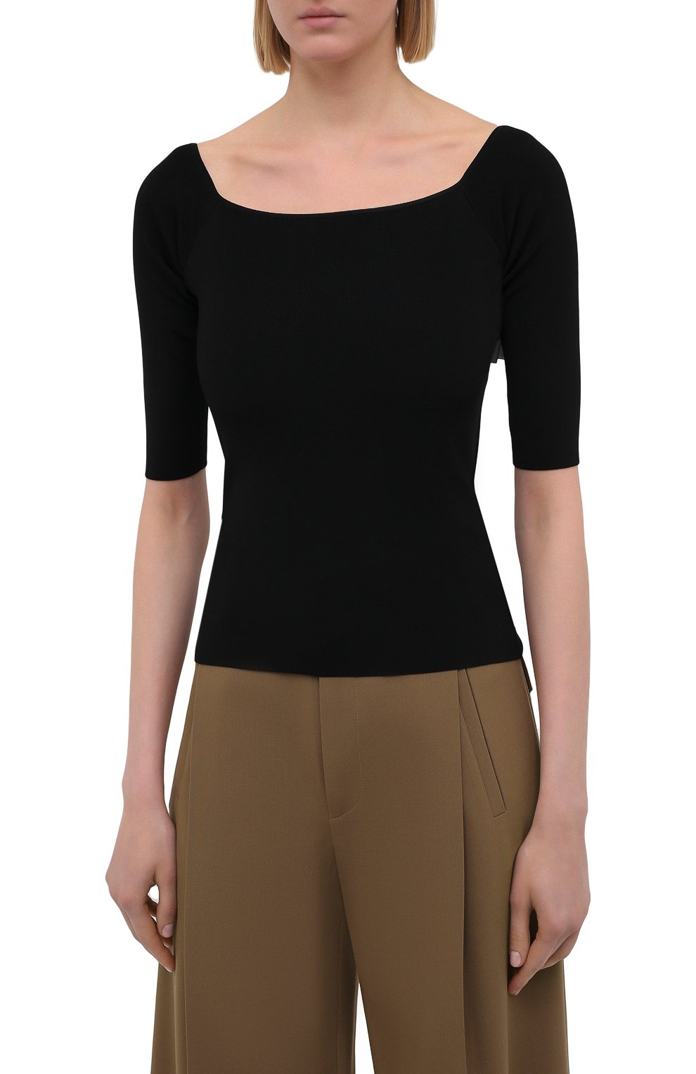 Топ из вискозы SAINT LAURENT, арт. 657187/Y75AU, фото 3