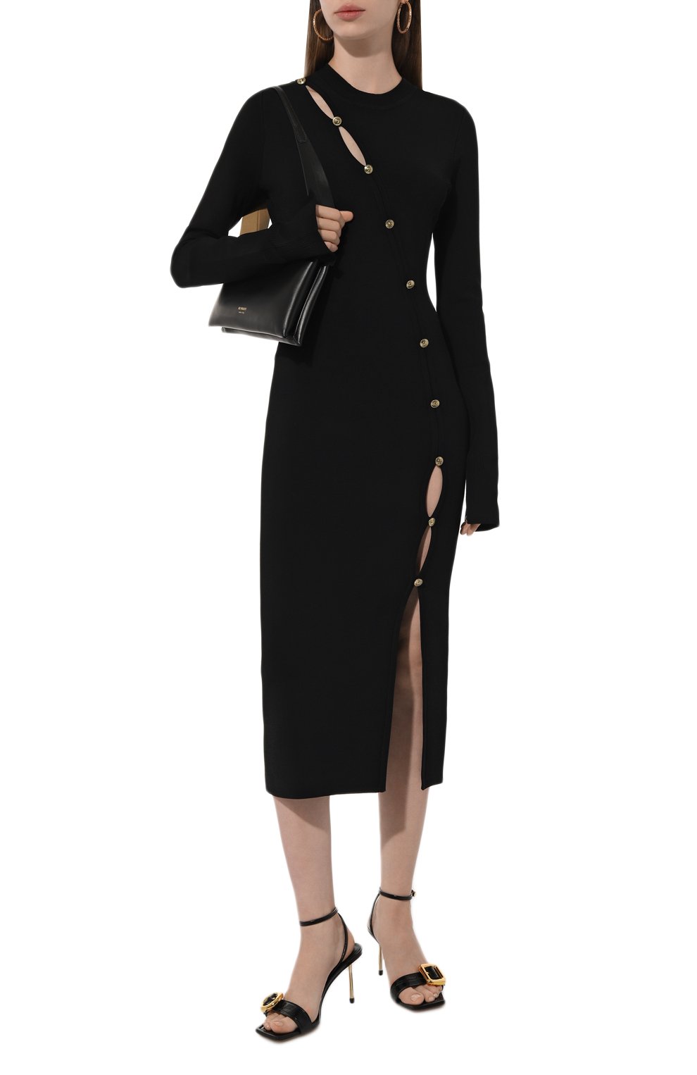 Платье из вискозы VERSACE JEANS COUTURE, арт. 77HA0MB3/CM61H, фото 2