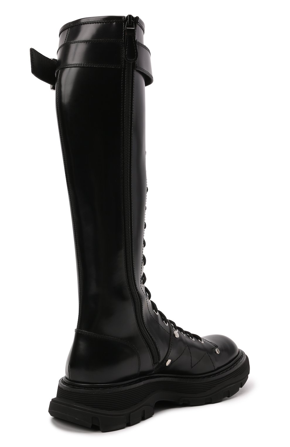 Кожаные сапоги ALEXANDER MCQUEEN, арт. 595466/WHZ81, фото 4