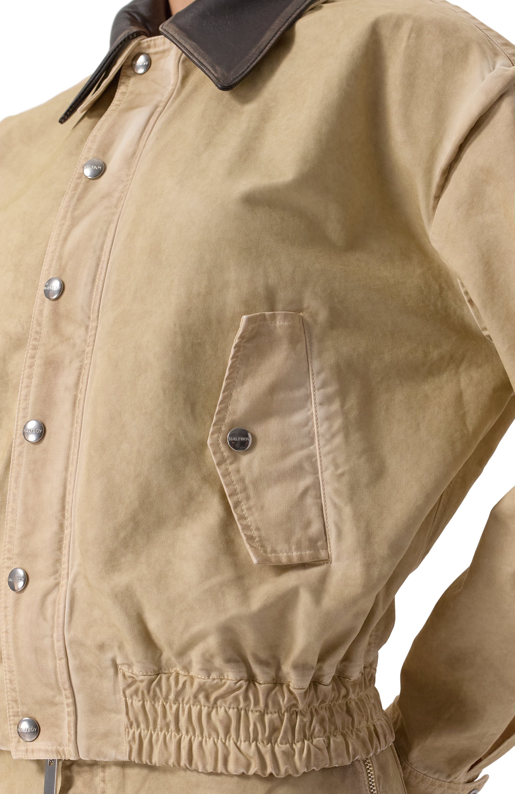 Хлопковый бомбер HALFBOY, арт. HS251W0159, фото 5