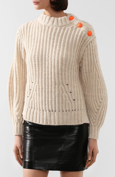 Свитер ZADIG AND VOLTAIRE бежевого цвета по цене 26600 руб., арт. WHMF1137F, фото 3 Свитер ZADIG AND VOLTAIRE, арт. WHMF1137F, фото 3