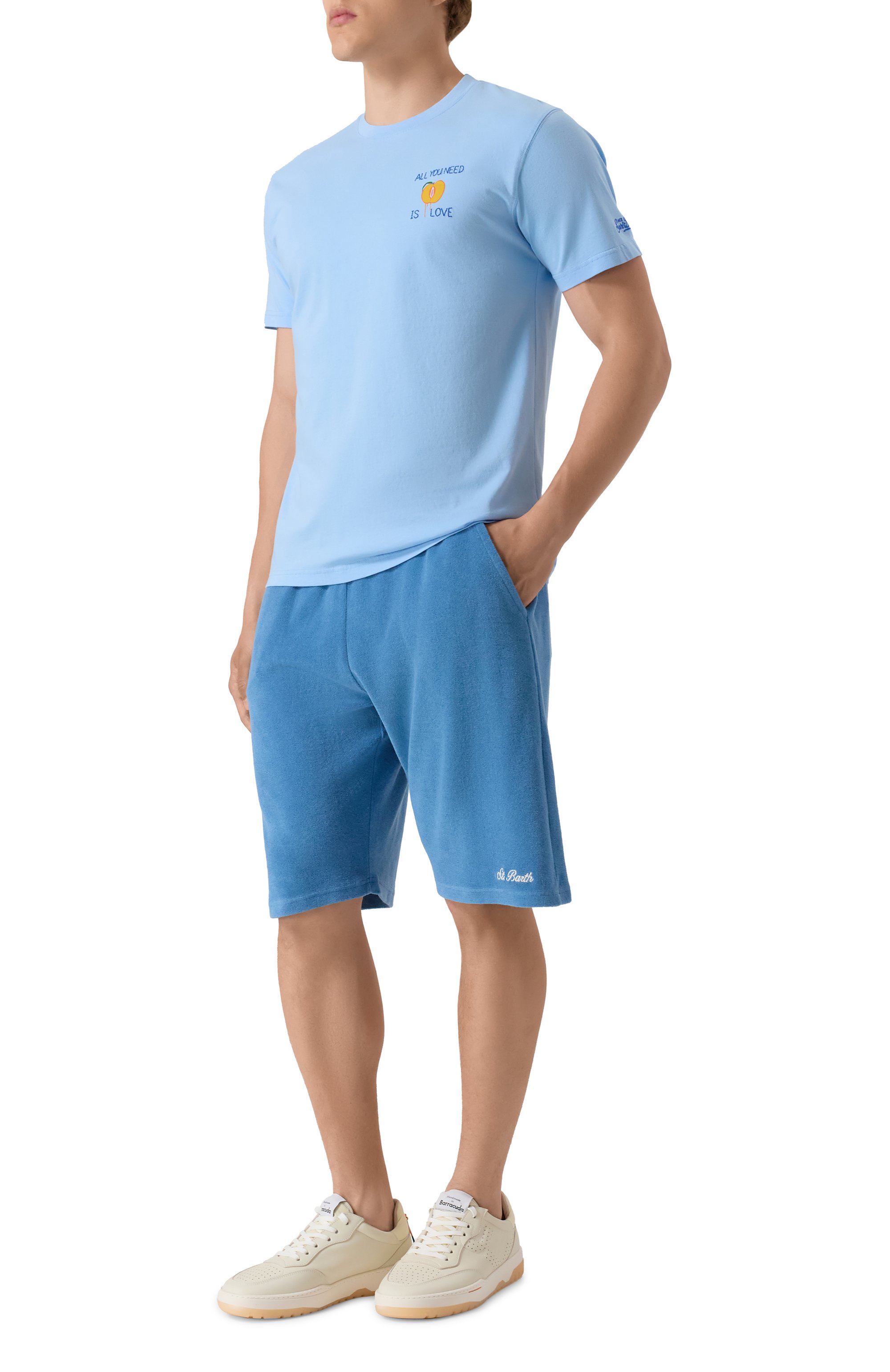 Хлопковая футболка MC2 SAINT BARTH, арт. STBM TSHIRT MAN/02263H, фото 2