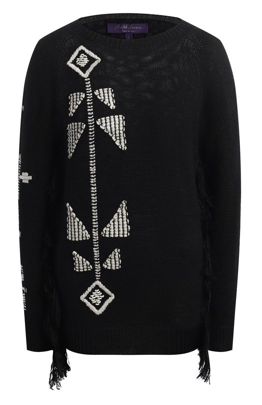 

Пуловер из шелка и хлопка Ralph Lauren, Чёрно-белый