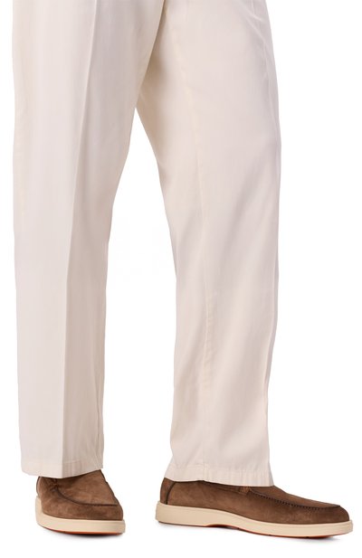 Замшевые лоферы detroit SANTONI, арт. MGDG17824TICBGEX, фото 3