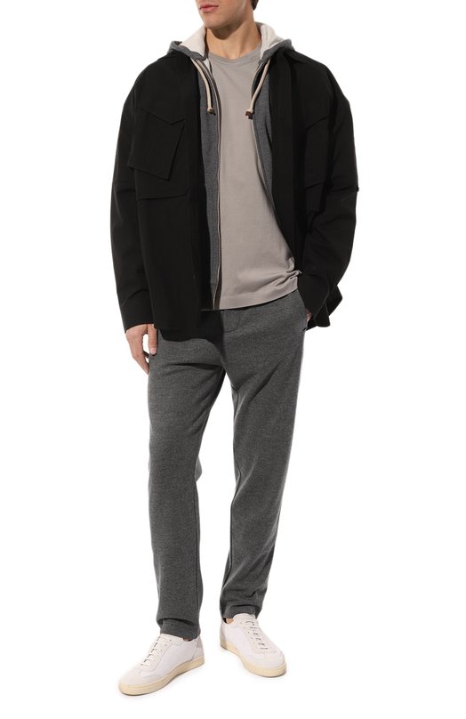 Хлопковая футболка Limitato Серый, фото 2