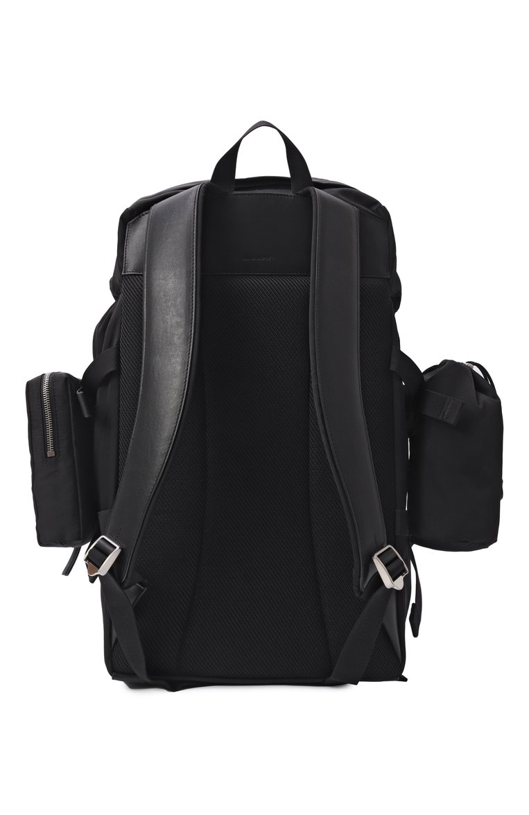 Мужской рюкзак outdoor JIL SANDER черного цвета, арт. J49WA0001-P7357 | Фото 5 (Размер: large; Материал: Текстиль; Стили: Кэжуэл)