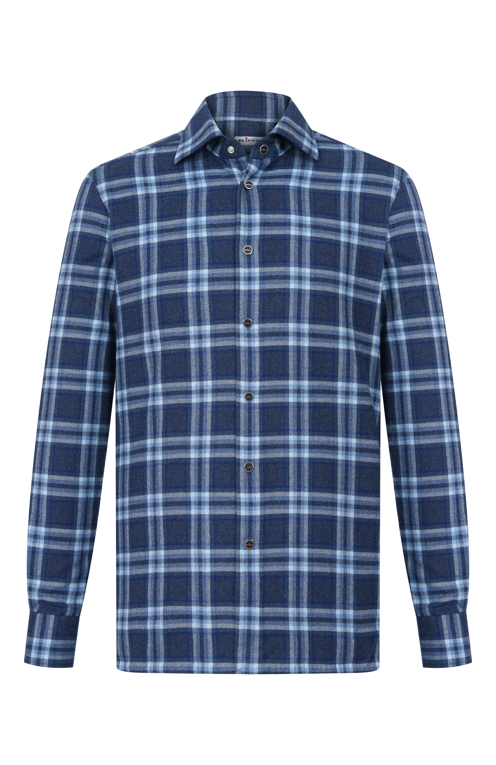 Хлопковая рубашка KITON, арт. UMCNERHH0906601, фото 1