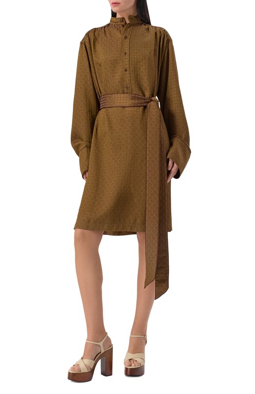 Текстильные босоножки Bianca Saint Laurent 775218/AAC94 Кремовый  775218/AAC94 Фото 3