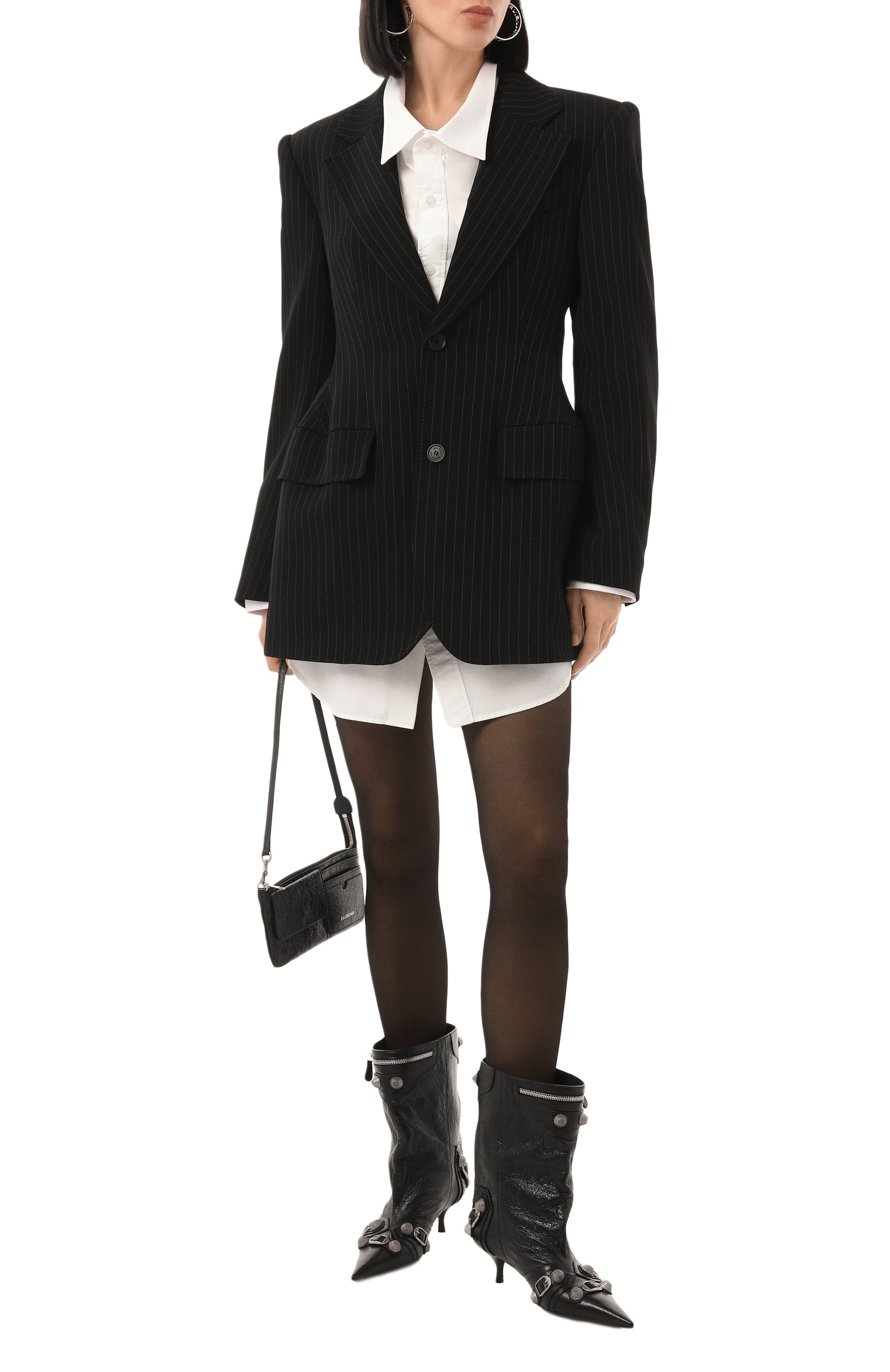 Хлопковая рубашка BALENCIAGA, арт. 809072/TNM60, фото 2