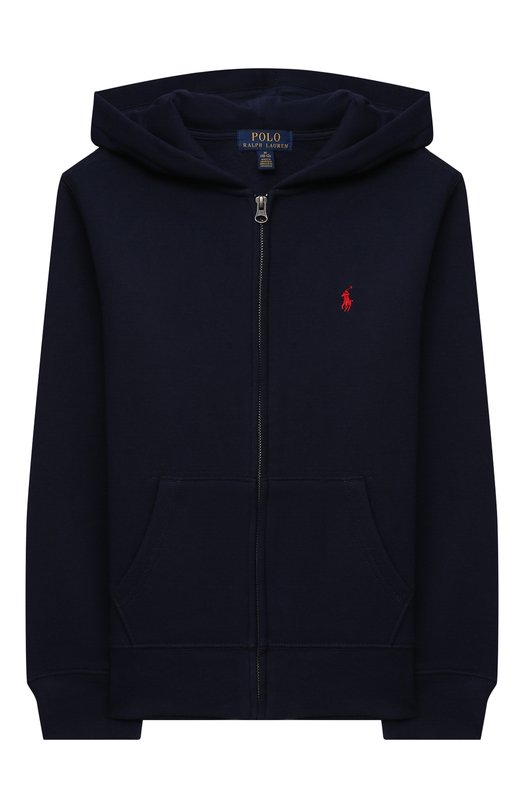 

Хлопковая толстовка Polo Ralph Lauren, Синий